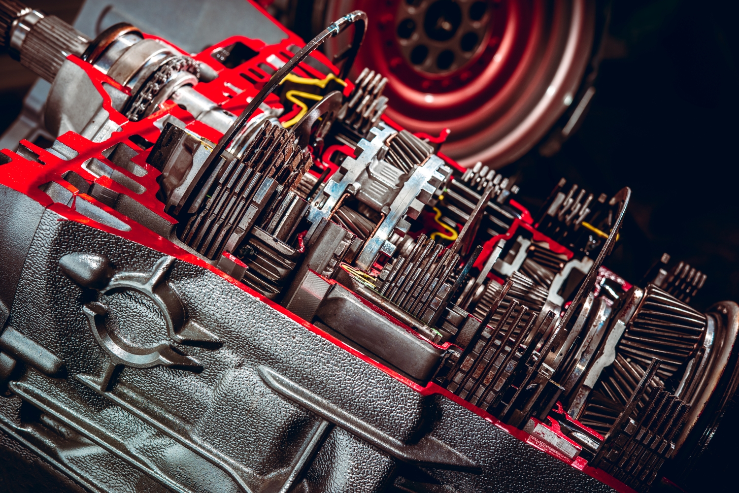 Technician performing drivetrain repair on a vehicle at DriveTime Automotive in Salem, OR.