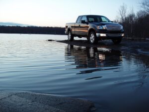 pickup truck parked outdoors.